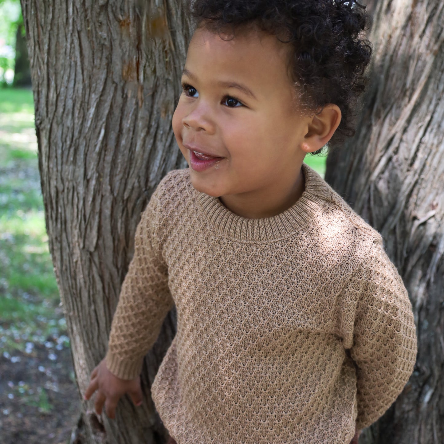 Disana Child Aran Knit Sweater, Merino Wool