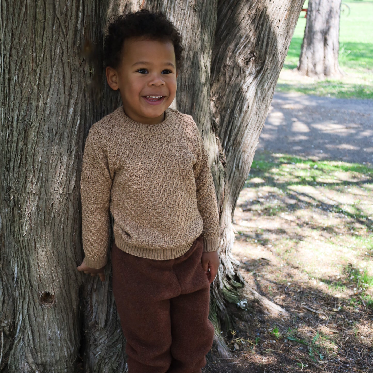 Disana Child Aran Knit Sweater, Merino Wool