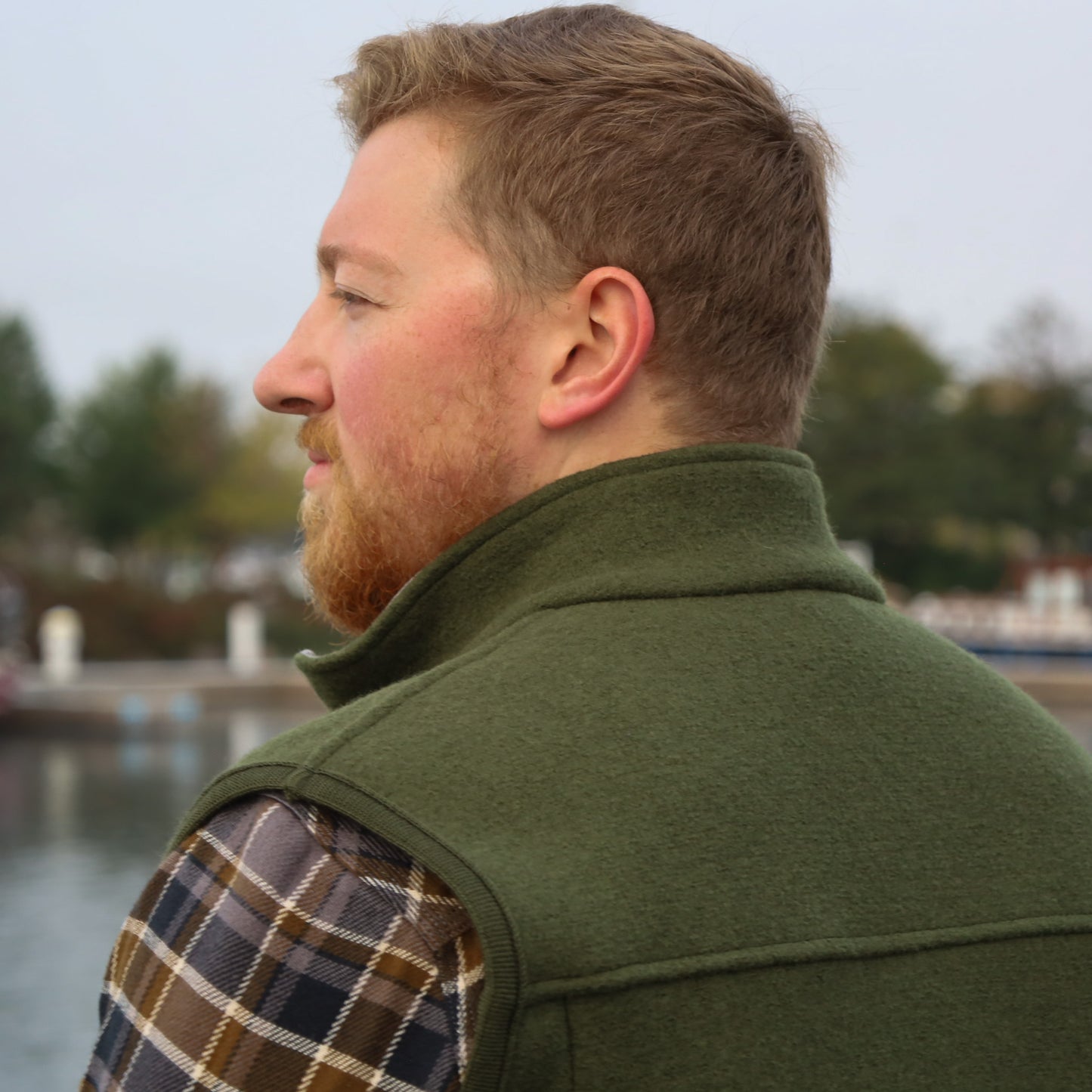 Disana Men's Vest, Boiled Merino Wool: NEW