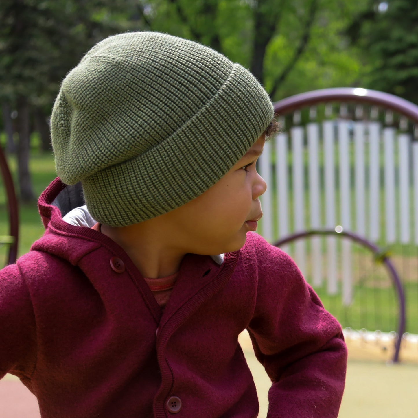 Bonnet unisexe Pickapooh pour bébé/tout-petit/enfant/bébé Ben, en laine mérinos tricotée/soie 