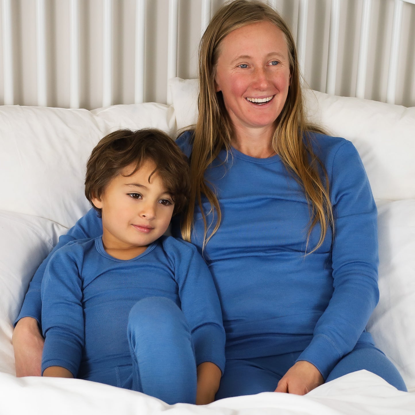 Chemise à manches longues enfant Hocosa, laine, uni