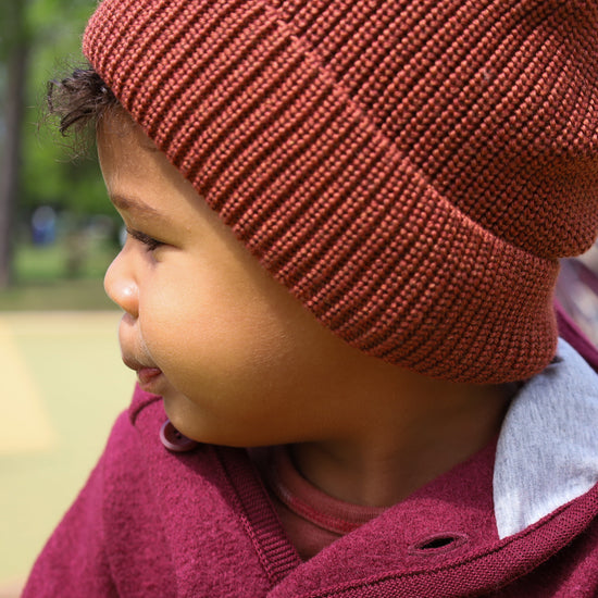 Bonnet unisexe Pickapooh pour bébé/tout-petit/enfant/bébé Ben, en laine mérinos tricotée/soie 