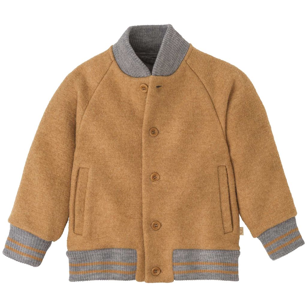 Disana Toddler/Child Varsity Jacket, Boiled Merino Wool: PRE-ORDER