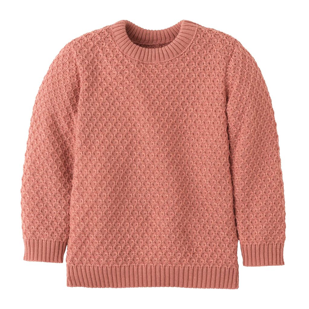 Disana Toddler/Child Aran Sweater, Merino Wool Knit: PRE-ORDER