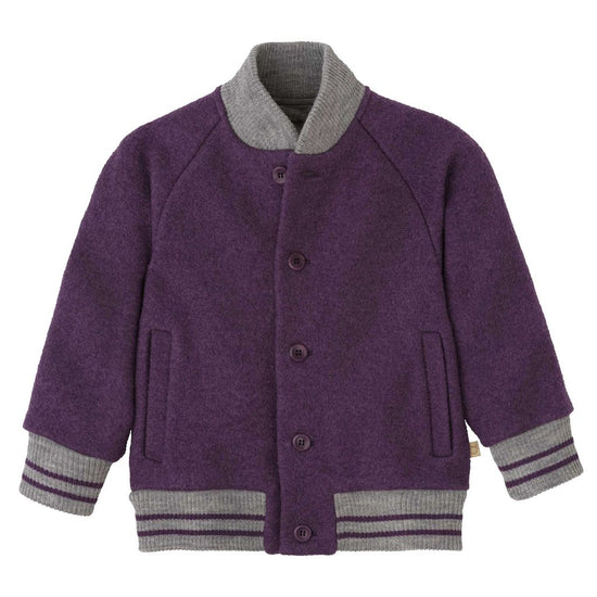 Disana Toddler/Child Varsity Jacket, Boiled Merino Wool: PRE-ORDER