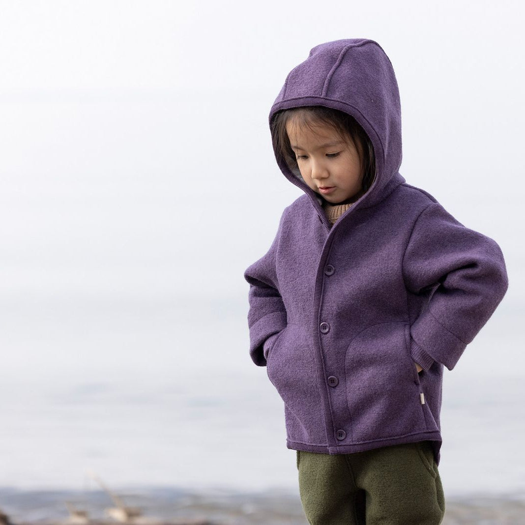 Veste en laine bouillie pour tout-petits/enfants Disana : PRÉCOMMANDE