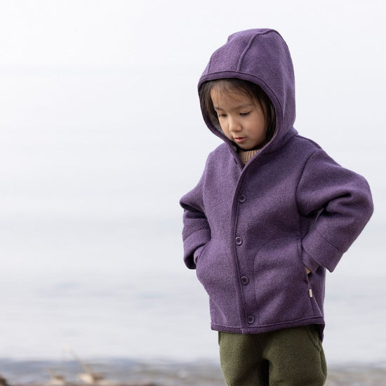 Veste en laine bouillie pour tout-petits/enfants Disana : PRÉCOMMANDE