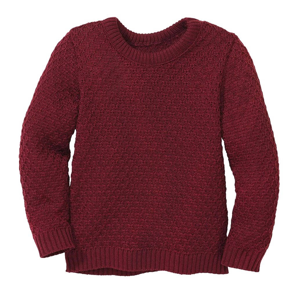 Disana Toddler/Child Aran Sweater, Merino Wool Knit: PRE-ORDER