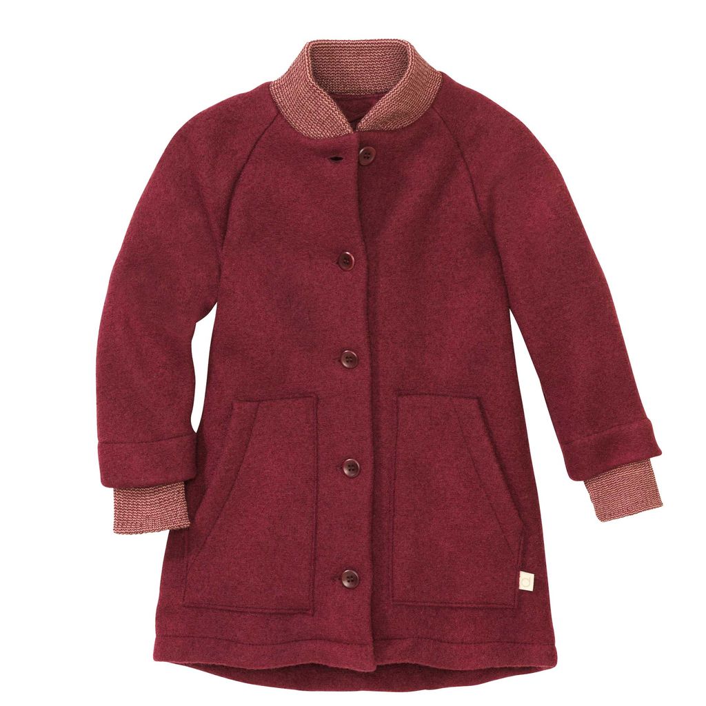 Manteau long en laine bouillie pour tout-petits/enfants Disana : PRÉCOMMANDE
