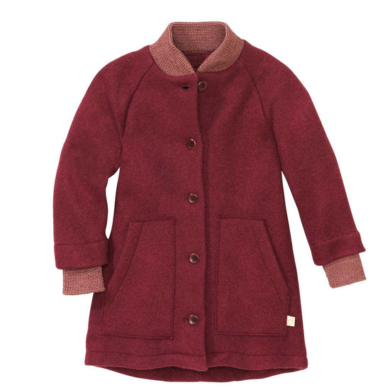 Manteau long en laine bouillie pour tout-petits/enfants Disana : PRÉCOMMANDE