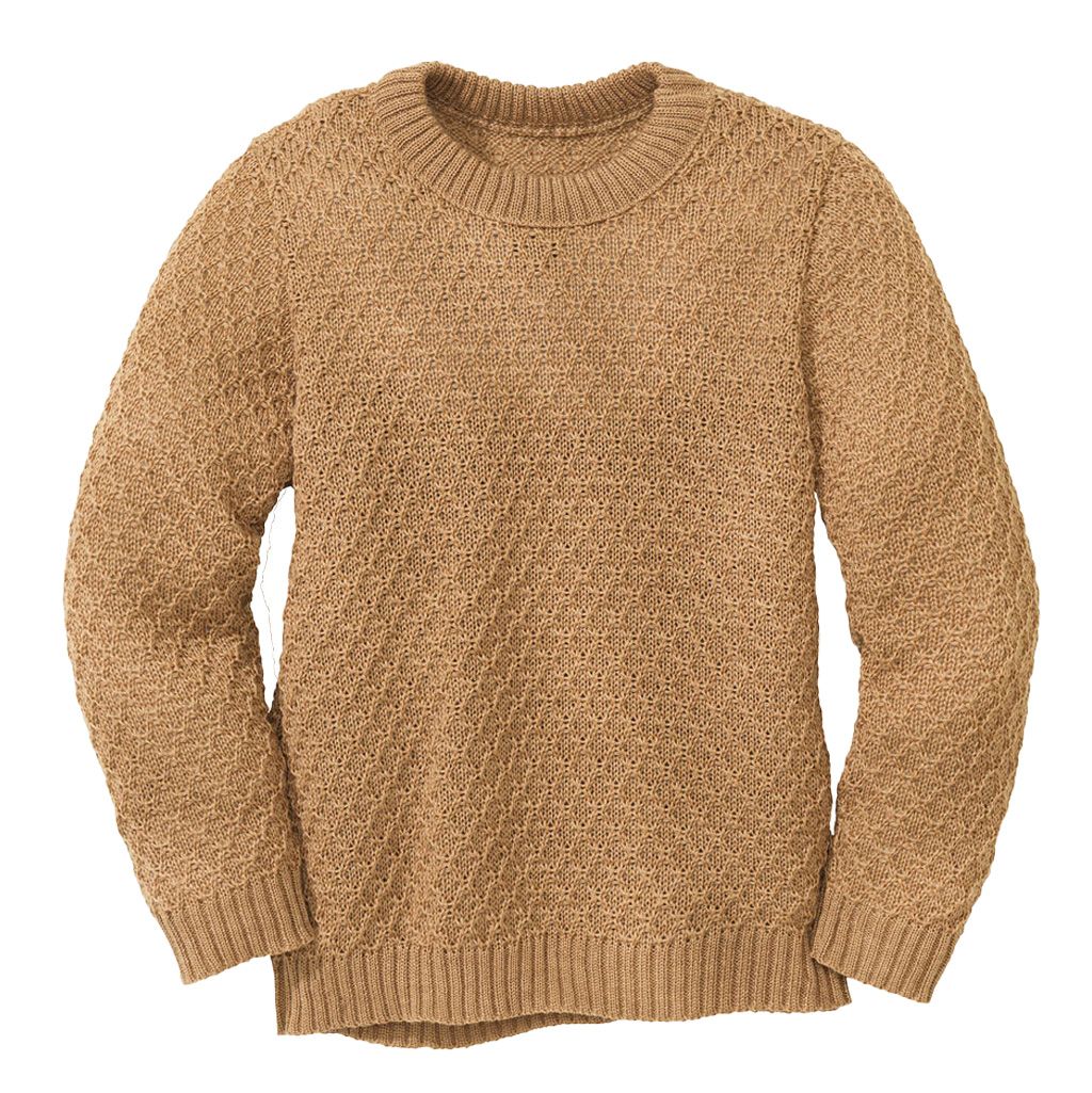 Disana Toddler/Child Aran Sweater, Merino Wool Knit: PRE-ORDER