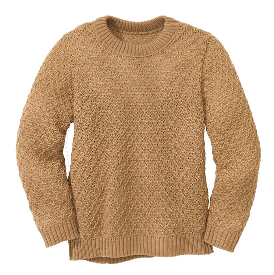 Disana Toddler/Child Aran Sweater, Merino Wool Knit: PRE-ORDER