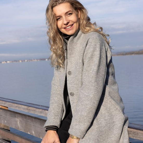 Manteau en laine bouillie pour femme Disana : PRÉCOMMANDE