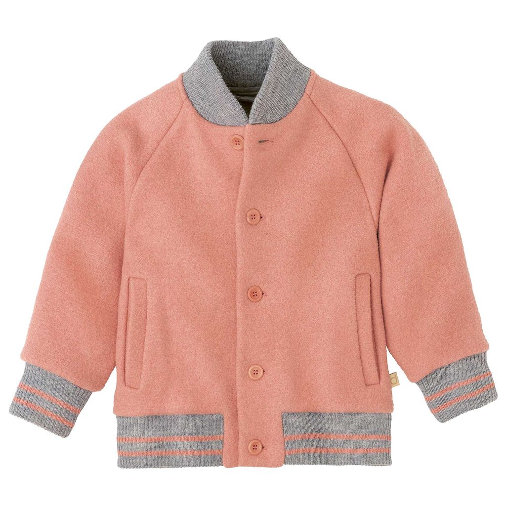 Disana Toddler/Child Varsity Jacket, Boiled Merino Wool: PRE-ORDER