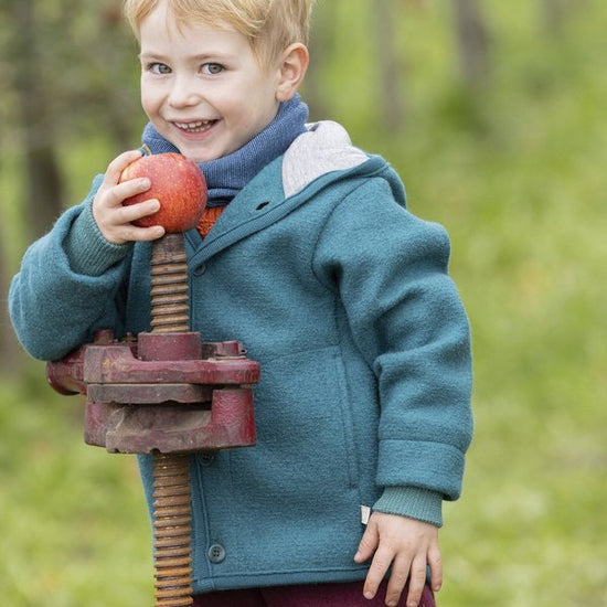 Veste en laine bouillie pour tout-petits/enfants Disana : PRÉCOMMANDE