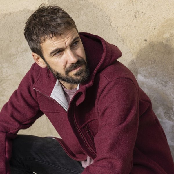 Veste en laine bouillie pour homme Disana : PRÉCOMMANDE
