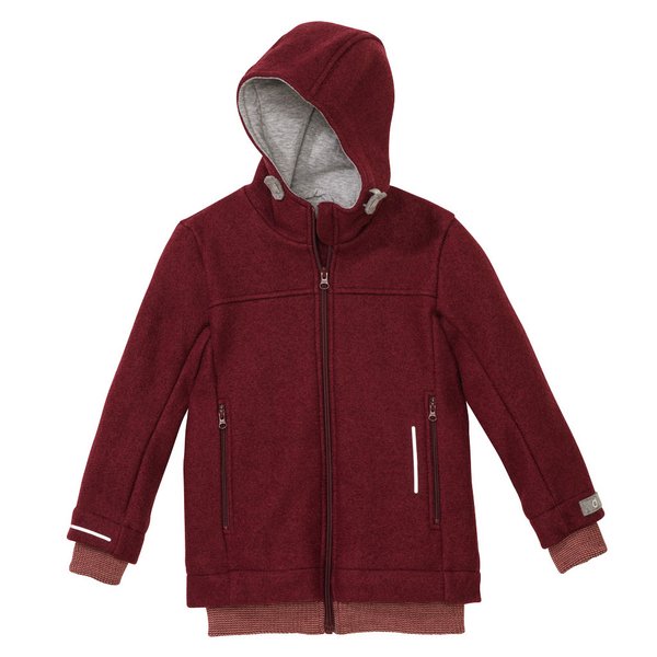 Veste en laine bouillie pour tout-petits/enfants Disana avec fermeture éclair : PRÉCOMMANDE