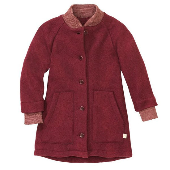 Manteau long en laine bouillie pour tout-petits/enfants Disana : PRÉCOMMANDE