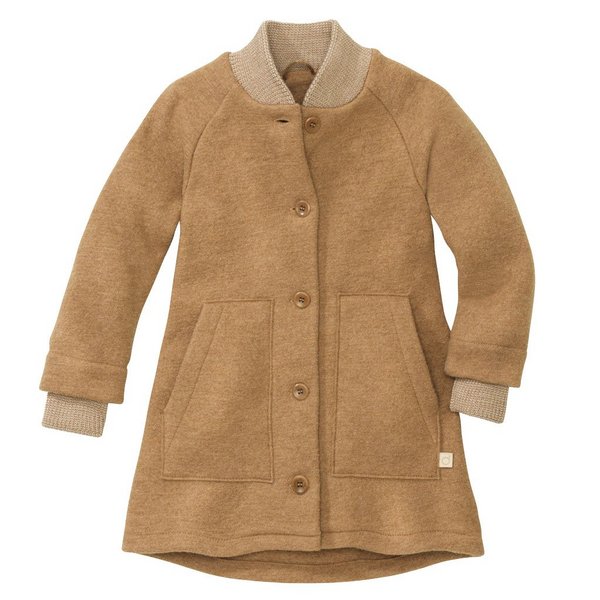 Manteau long en laine bouillie pour tout-petits/enfants Disana : PRÉCOMMANDE