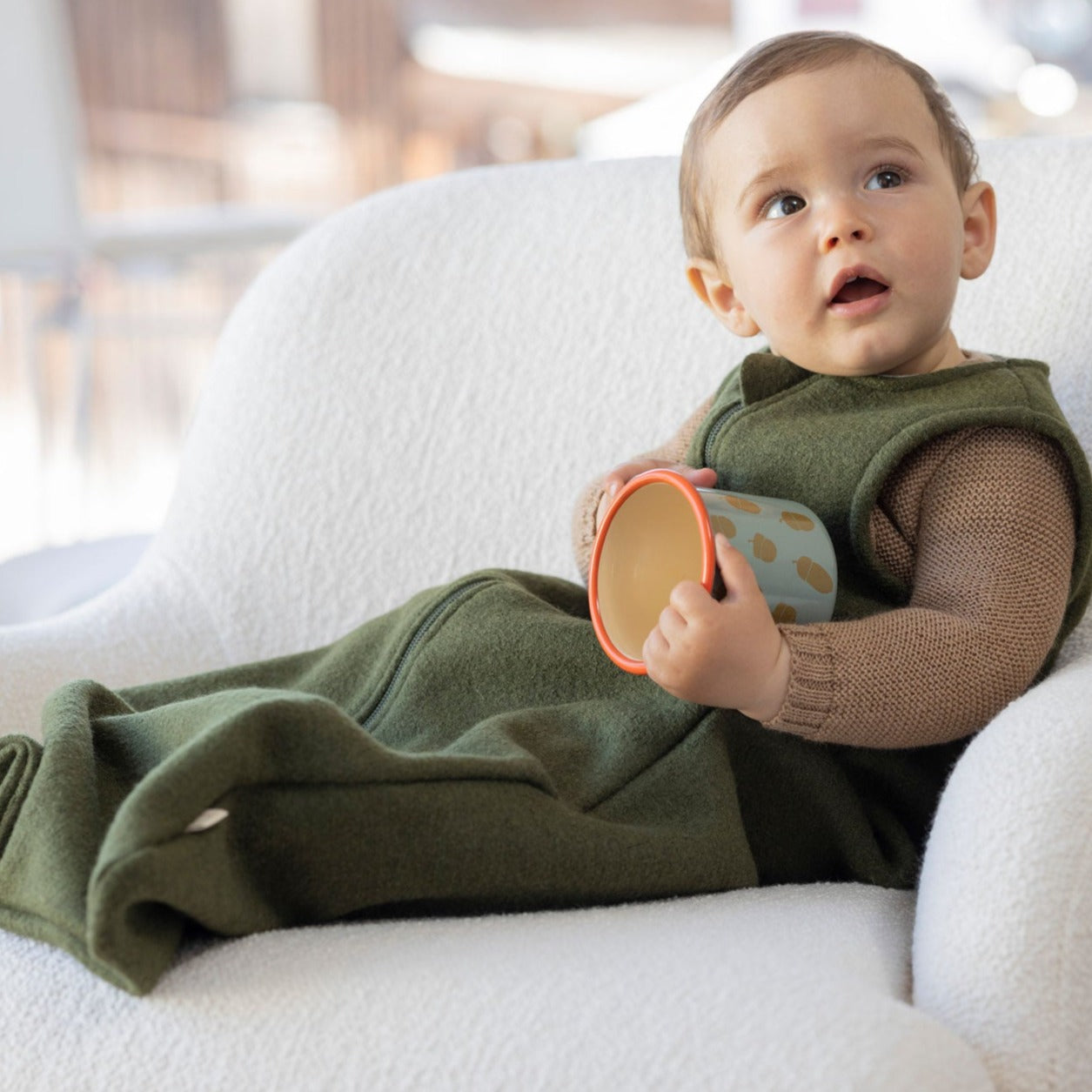 Gigoteuse en laine bouillie pour bébé Disana : PRÉCOMMANDE