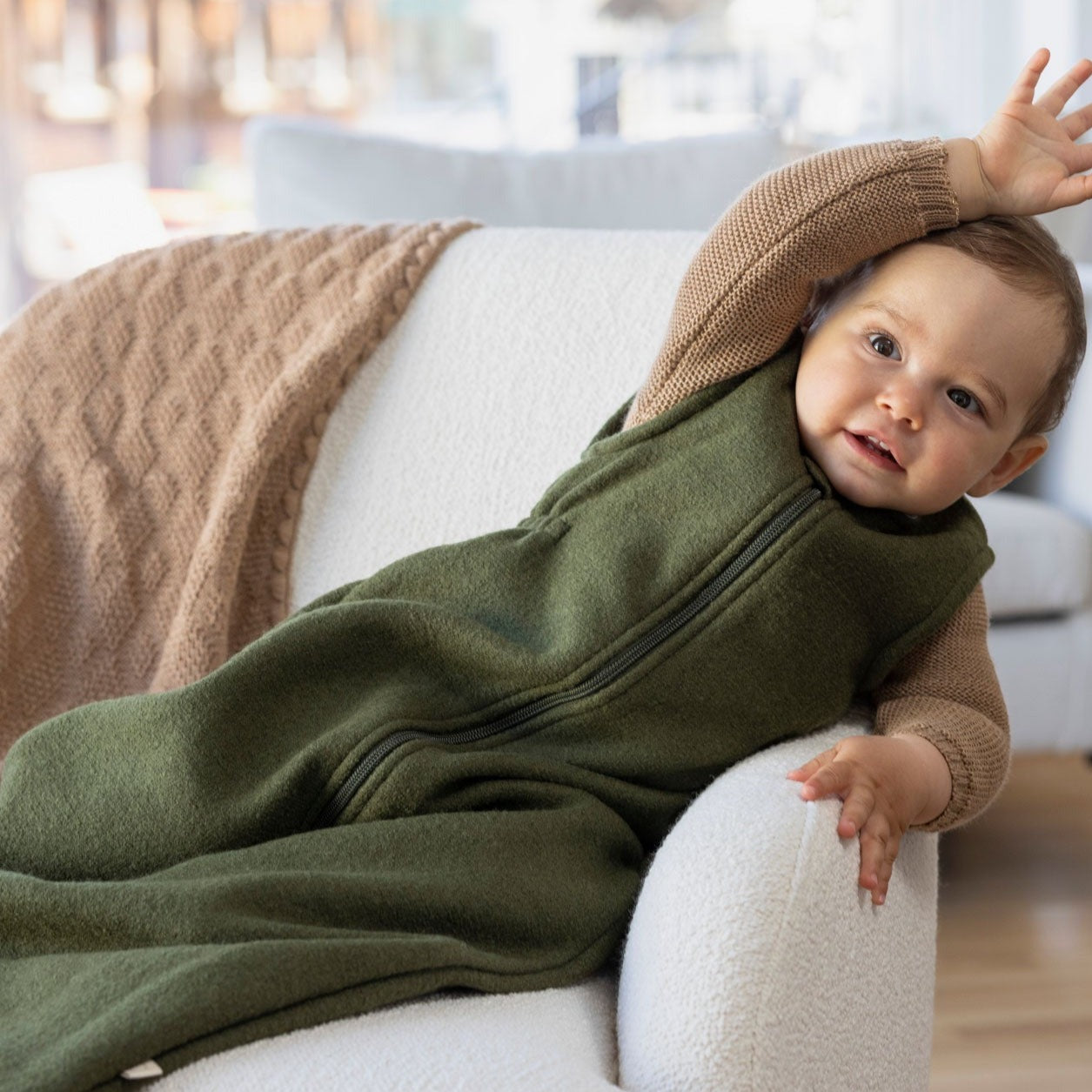 Gigoteuse en laine bouillie pour bébé Disana : PRÉCOMMANDE