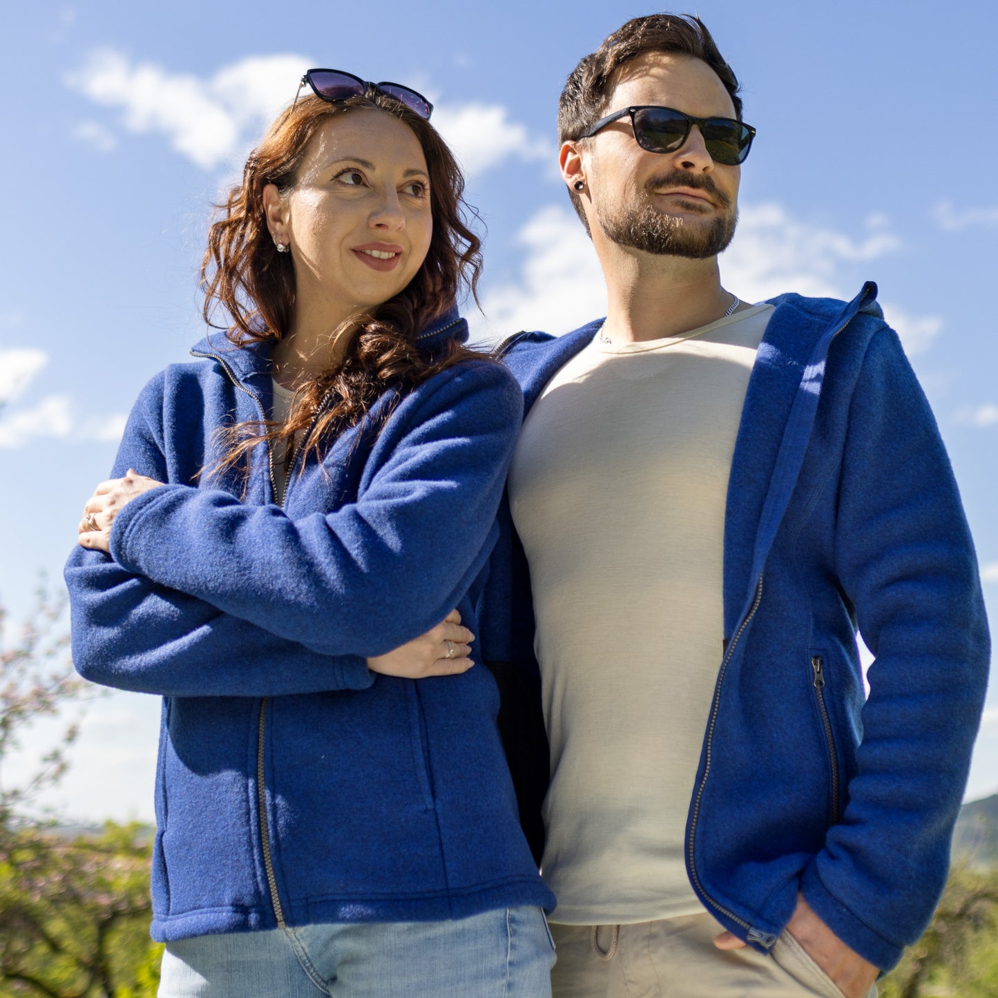 Engel Veste ajustée pour femme, polaire de laine mérinos