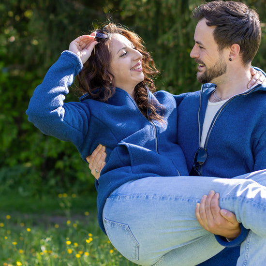 Engel Veste ajustée pour femme, polaire de laine mérinos