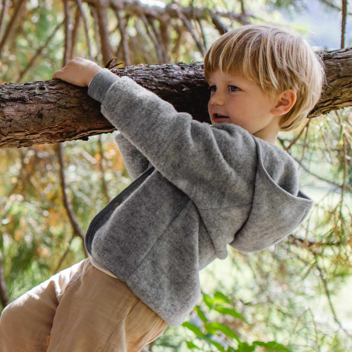 Engel Baby/Toddler/Child Hooded Jacket, Wool Fleece: PRE-ORDER
