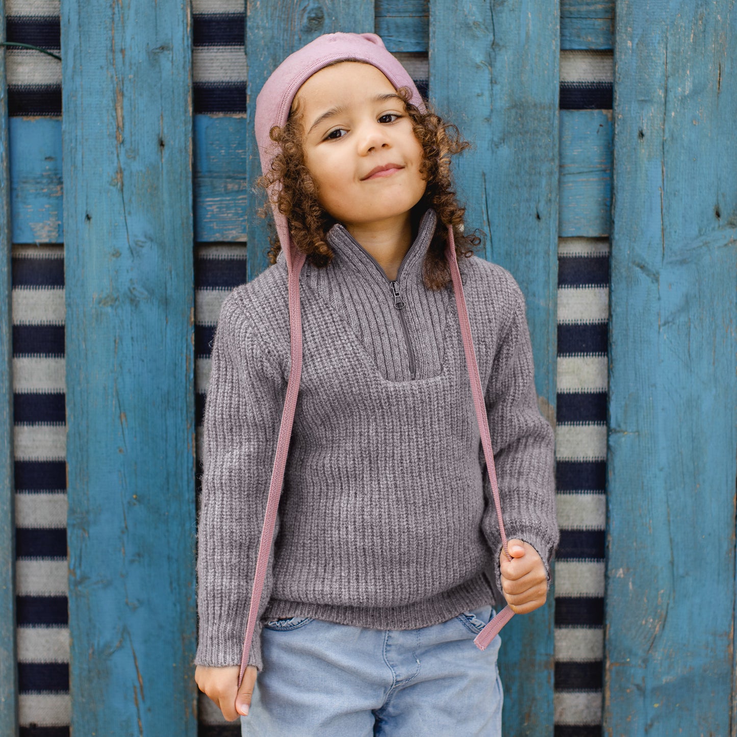 Engel Child Half-Zip Reborn Knit Sweater: PRE-ORDER Discontinued