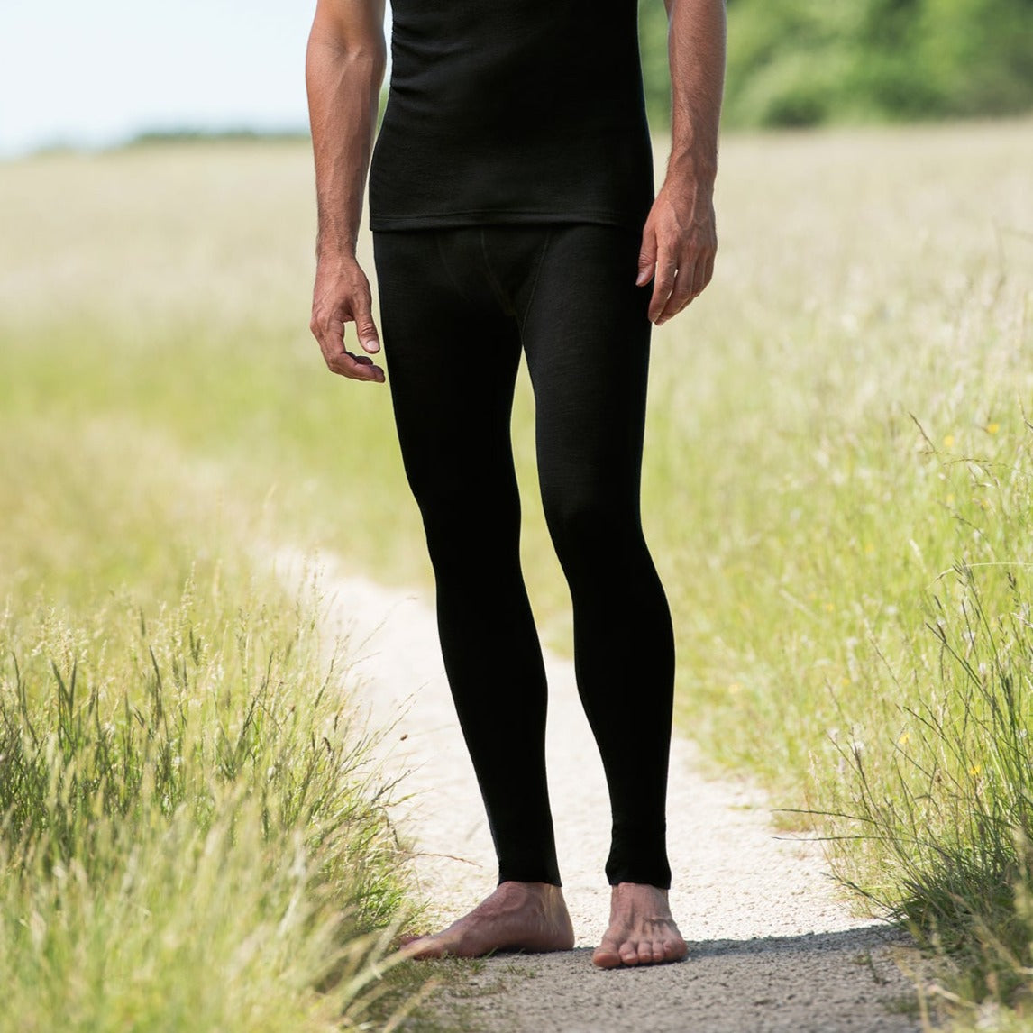Legging pour homme Engel, laine/soie : PRÉCOMMANDE