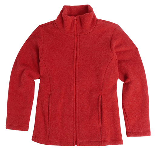 Engel Women Fitted Jacket, Merino Wool Fleece