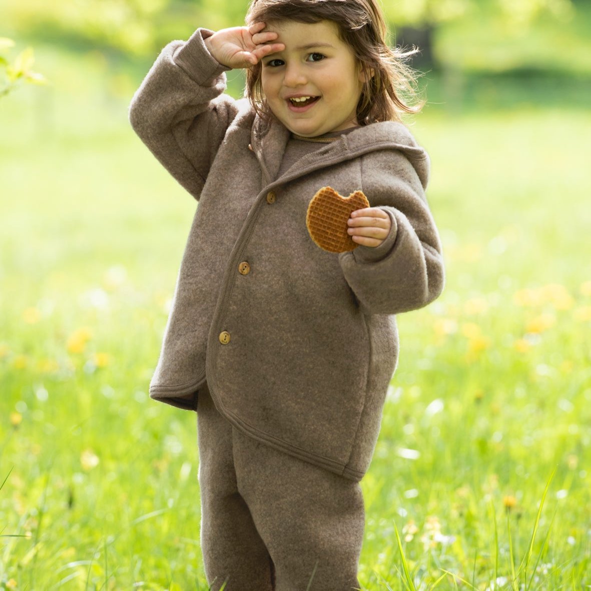 Engel Baby/Toddler Yoga Pant, Wool Fleece: PRE-ORDER