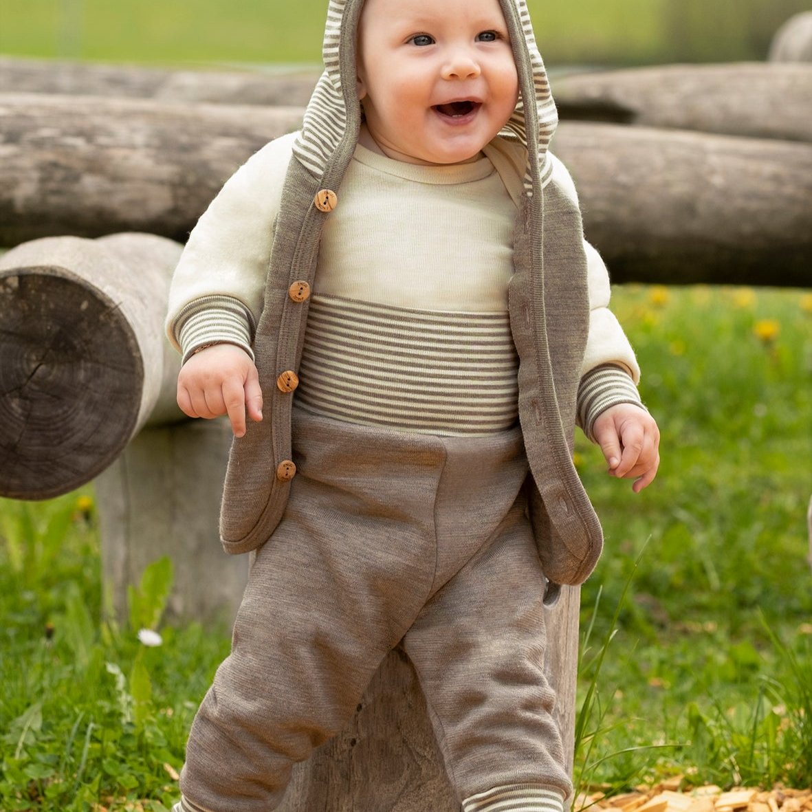 Engel Baby/Toddler Yoga Pants, Wool Terry: PRE-ORDER