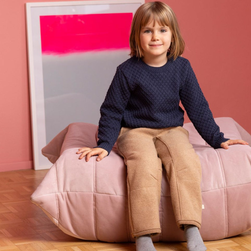 Disana Toddler/Child Aran Sweater, Merino Wool Knit: PRE-ORDER
