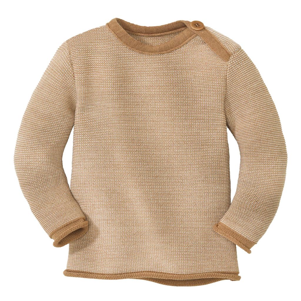 Disana Baby/Toddler Sweater, Melange Merino Wool Knit: PRE-ORDER