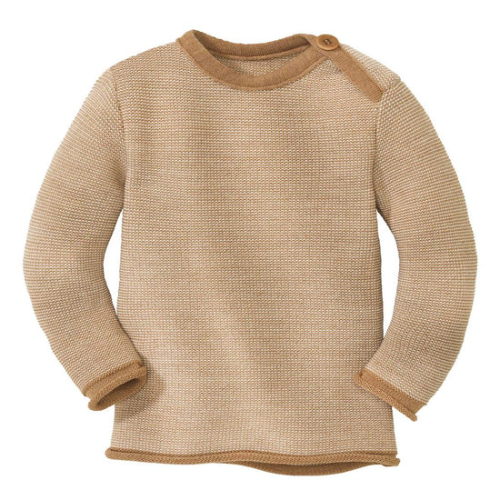 Disana Baby/Toddler Sweater, Melange Merino Wool Knit: PRE-ORDER
