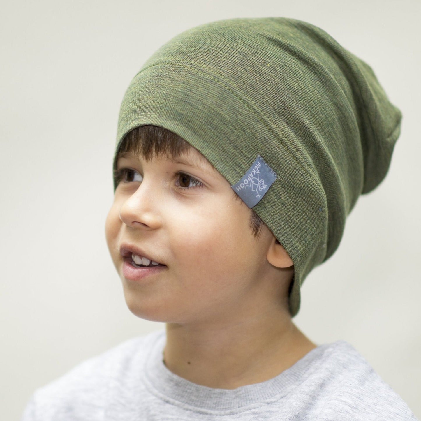 Load image into Gallery viewer, Pickapooh Toddler Rap Hat, Wool/Silk
