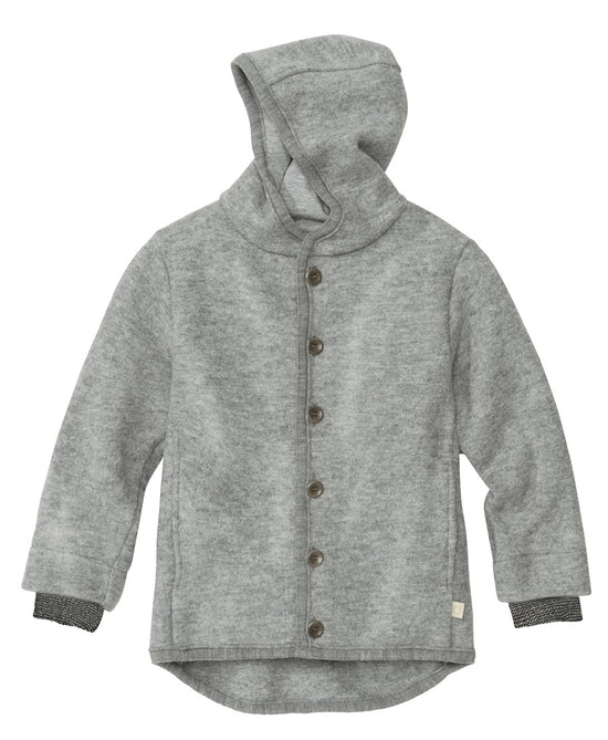 Load image into Gallery viewer, Disana Baby Hooded Jacket, Boiled Wool
