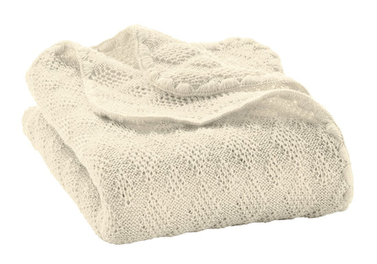 Couverture pour bébé Disana, laine tricotée