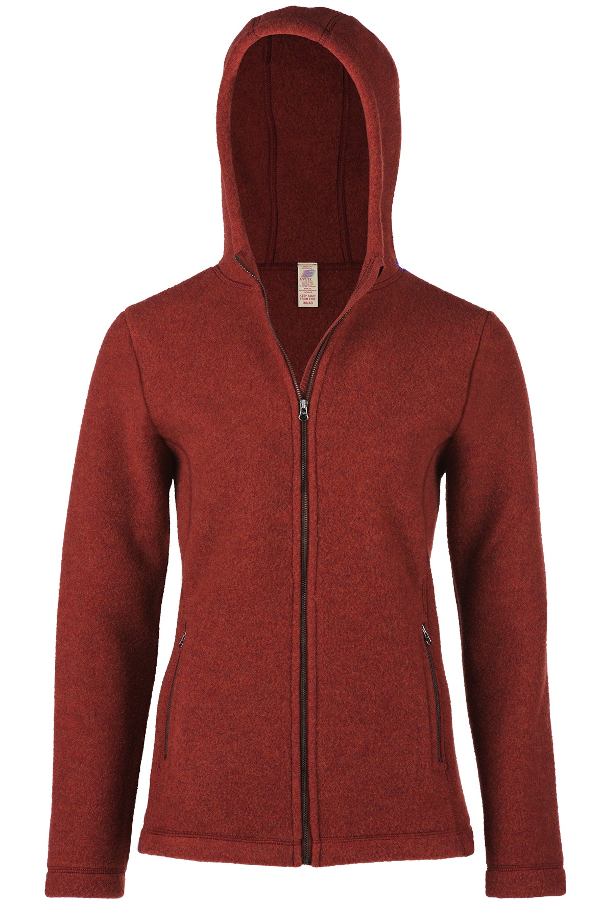 Load image into Gallery viewer, Engel Women&amp;#39;s Hooded Jacket, Merino Wool Fleece
