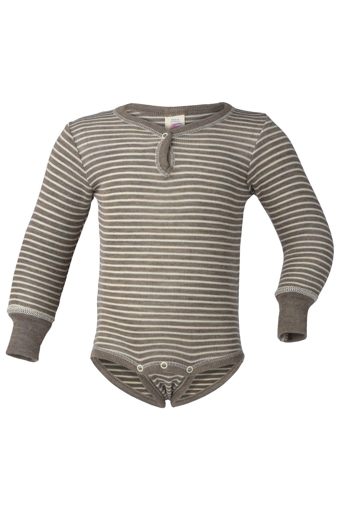 Engel Baby/Toddler Onesie, Long-sleeve, Snaps on front, Merino Wool/Silk