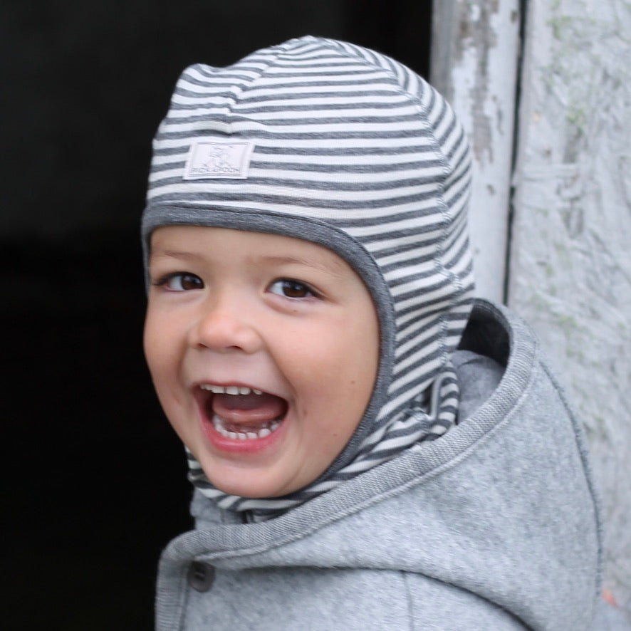 Balaclava Kids Pickapooh Hat Merino Wool Silk Balaclava Baby Boy