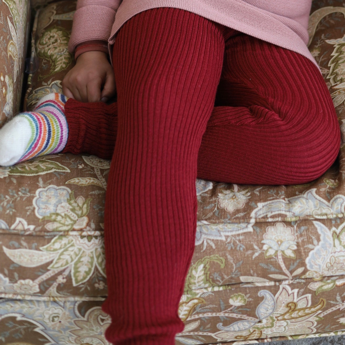 Legging enfant Disana, tricot de laine