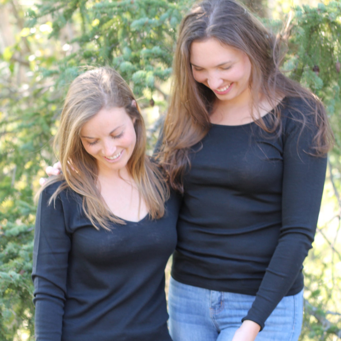 Hocosa Women's Organic Wool-Silk Long-Underwear Shirt, Long Sleeve