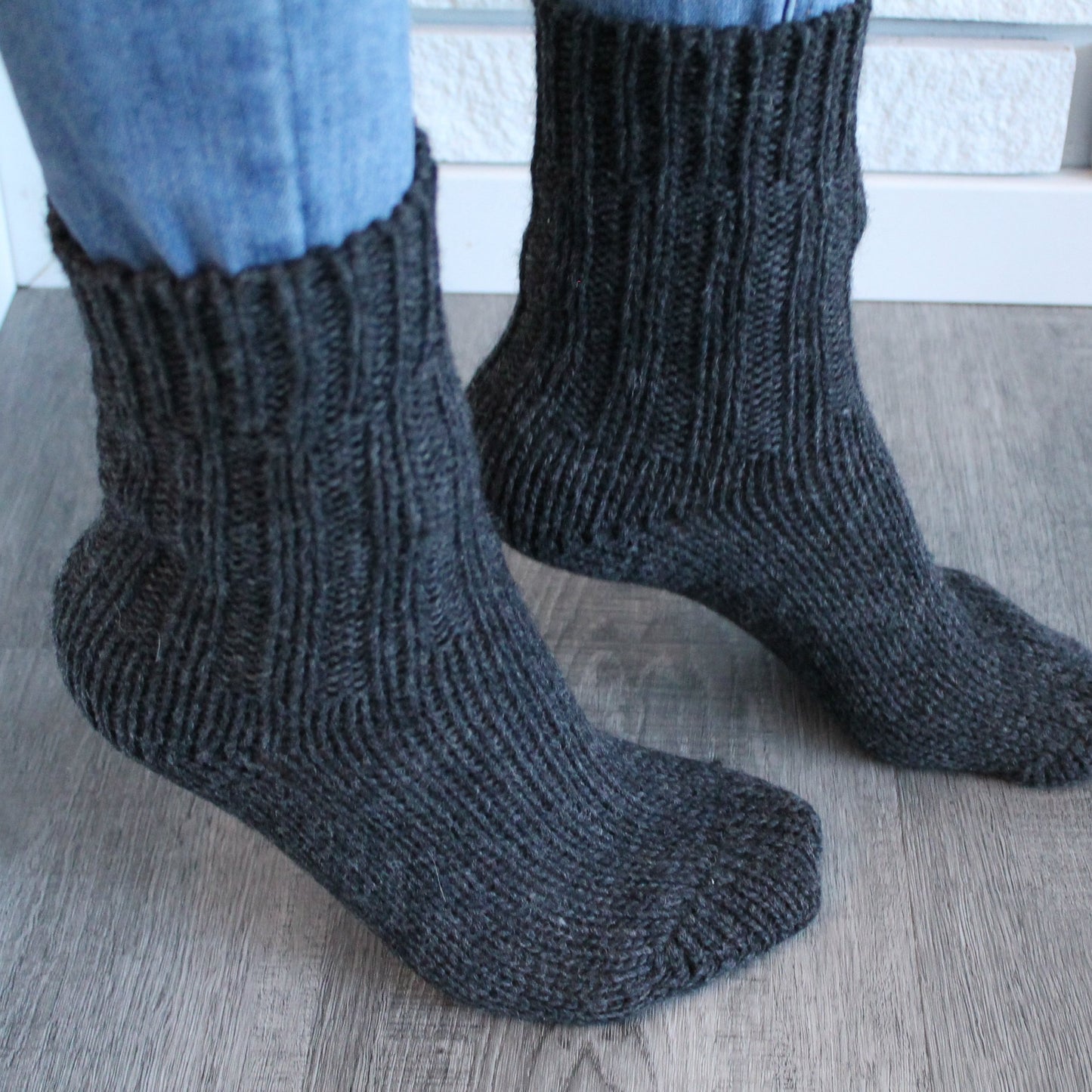 Hirsch Natur Unisex Classic Thick Knit Sock, Merino Wool