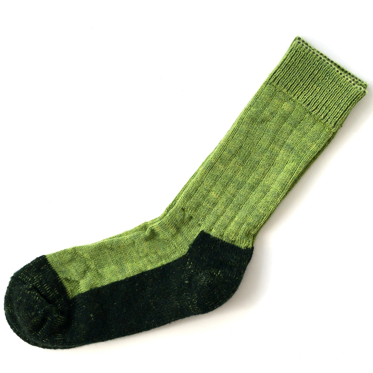 Hirsch Natur - 100% Organic Virgin Wool Socks with Grippers, Sizes 6-11.5  for Men and Women