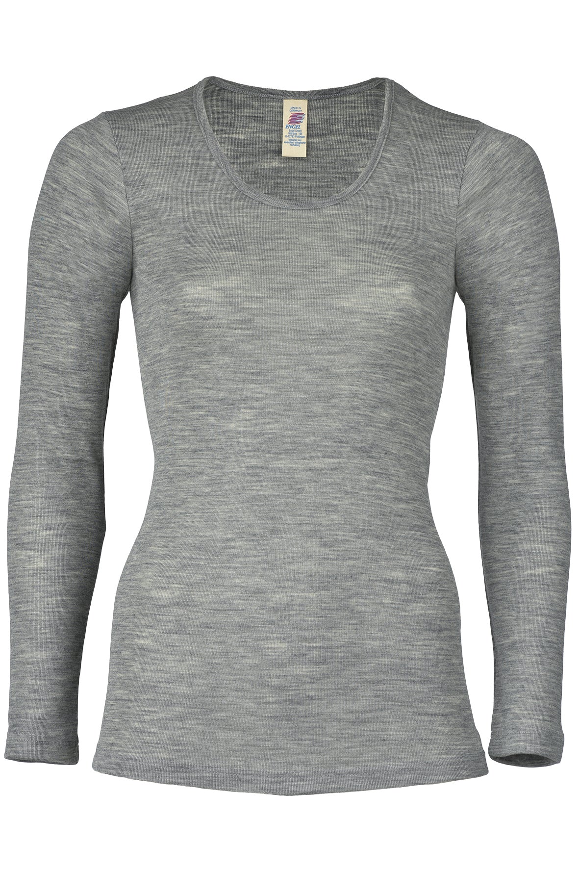 Women's 100% Merino Wool Base Layer Long Sleeve Crew Neck Shirt 190 GS