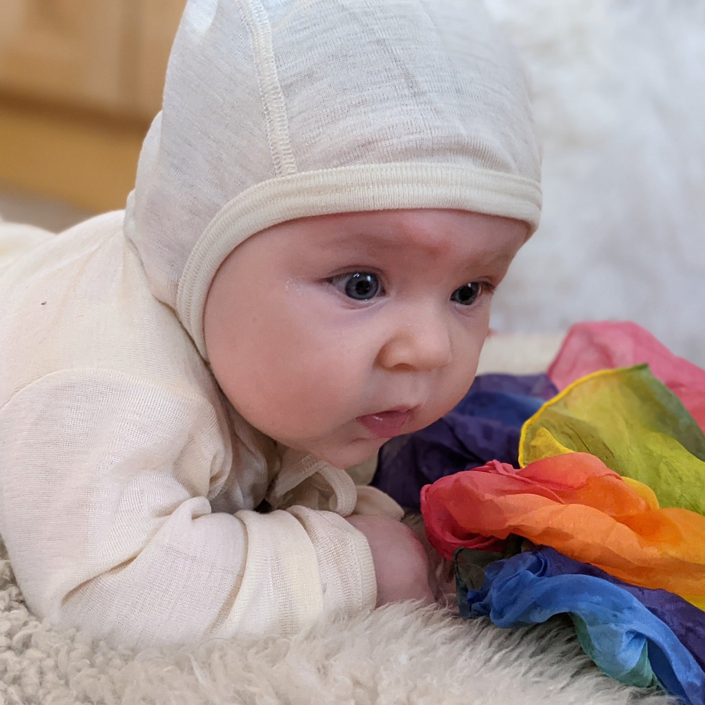 Engel Baby Bonnet, Wool