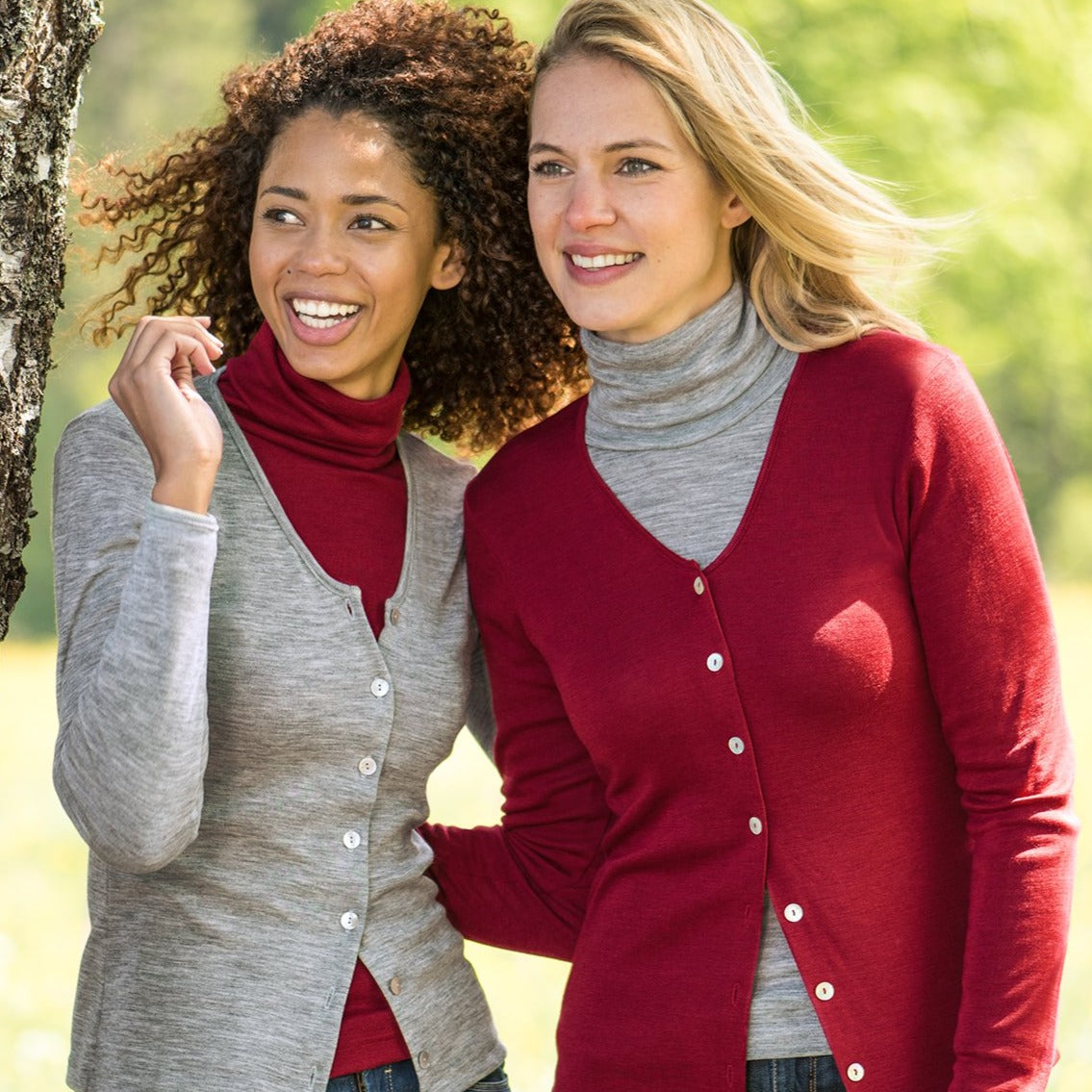 Womens High Neck Base Layer Sheer Wool Silk Blend Pullover Sweater