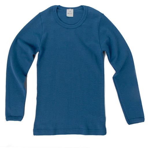 Load image into Gallery viewer, Hocosa Child Long Sleeve Shirt, Wool, Solid
